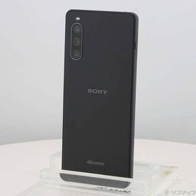 〔中古〕SONY(ソニー) Xperia 10 IV 128GB ブラック SO-52C docomo SIMフリー〔258-ud〕