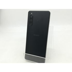 【中古】SONY docomo 【SIMフリー】 Xperia 10 IV ブラック 6GB 128GB SO-52C【大須】保証期間１ヶ月【ランクB】