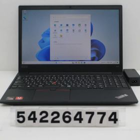 Lenovo ThinkPad E595 Ryzen 3 3200U 2.6GHz/8GB/256GB(SSD)/15.6W/FHD(1920x1080)/Win11【中古】【20260430】