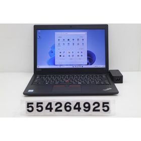 ノートパソコン Lenovo ThinkPad L390 Core i5 8265U 1.6GHz/8GB/256GB(SSD)/13.3W/FWXGA(1366x768)/Win11