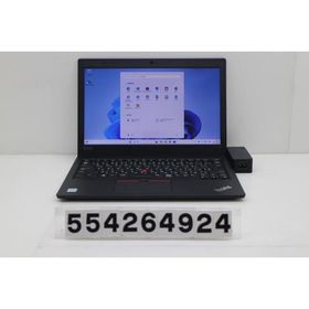 ノートパソコン Lenovo ThinkPad L390 Core i5 8265U 1.6GHz/8GB/256GB(SSD)/13.3W/FWXGA(1366x768)/Win11