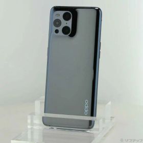 【中古】OPPO(オッポ) OPPO Find X3 Pro 256GB グロスブラック OPG03 auロック解除SIMフリー 【262-ud】
