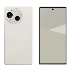 シャープ SHARP AQUOS R10 256GB SH-M31A W カシミヤホワイト 6.5型 12GB/256GB SIMフリースマートフォン SHM31AW