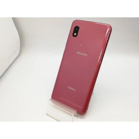 【中古】SAMSUNG docomo 【SIMロック解除済み】 Galaxy A21 レッド 3GB 64GB SC-42A【アリオ倉敷】保証期間1ヶ月【ランクC】