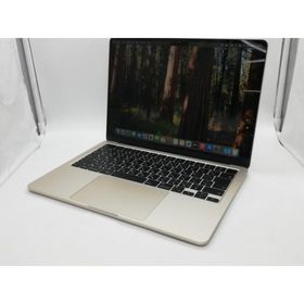 【中古】Apple MacBook Air 13インチ M3(CPU:8C/GPU:8C) 8GB/256GB スターライト MRXT3J/A (13インチ, M3, 2024)【DS秋葉】保証期間１ヶ月【ランクC】