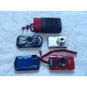 オリンパス(OLYMPUS)の⭕スマホ転送★ニコン AW100GPS ・WG-40W・a100★３台だけの出品(コンパクトデジタルカメラ)
