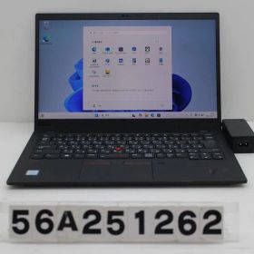 Lenovo Thinkpad X1 Carbon Core i5 8265U 1.6GHz/8GB/256GB(SSD)/14W/FHD(1920x1080)/Win11 【56A251262】