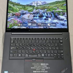 ThinkPad X1 Extreme 32GB メモリ4K 値下げ対応可能