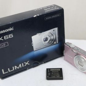 【返品保証】 【元箱付き】パナソニック Panasonic LUMIX DMC-FX66 ピンク コンパクトデジタルカメラ e9861
