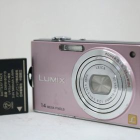 【返品保証】 パナソニック Panasonic LUMIX DMC-FX66 ピンク バッテリー付き コンパクトデジタルカメラ e10394