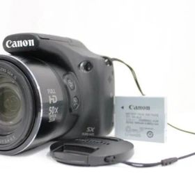 【返品保証】 キャノン Canon PowerShot SX530 HS ブラック 50x バッテリー付き コンパクトデジタルカメラ e9338