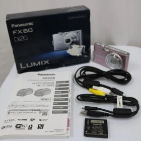 【返品保証】 【元箱付き】パナソニック Panasonic LUMIX DMC-FX60 ピンク バッテリー付き コンパクトデジタルカメラ e10217