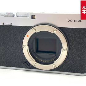 【中古】 【並品】 フジフイルム X-E4 ボディ シルバー 【ミラーレス一眼】 【6ヶ月保証】