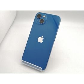 【中古】【赤ロム保証あり】Apple 楽天モバイル 【SIMフリー】 iPhone 13 128GB ブルー MLNG3J/A【広島本通】保証期間１ヶ月【ランクC】