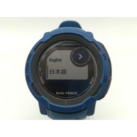 【中古】Garmin Instinct 2 Dual Power 010-02627-46 Tidal Blue【OSU301】保証期間１ヶ月【ランクB】