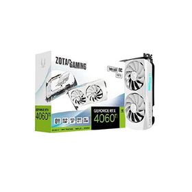 ZOTAC (ゾタック) Gaming GeForce RTX 4060 Ti 8GB ツインエッジ OC ホワイトエディション DLSS 3 8GB GDDR6 128ビット 18Gbps PCIE 4.0 コンパクトグラフィック