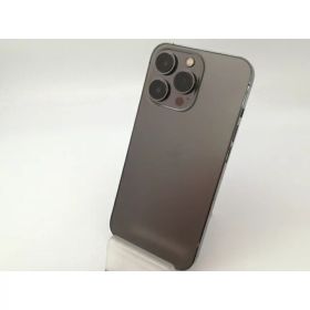 【中古】Apple SoftBank 【SIMフリー】 iPhone 13 Pro 128GB グラファイト MLUE3J/A【大阪堂島】保証期間1週間【ランクC】