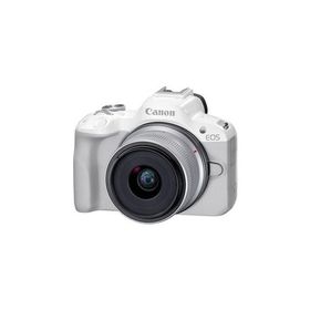 【新品】キヤノン EOS R50 RF-S18-45 IS STMレンズキット ホワイト【選べる5年間延長保証対象(別料金)】