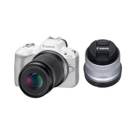【ハンディファンプレゼント】 キヤノン(Canon） EOS R50 ダブルズームキット ホワイト