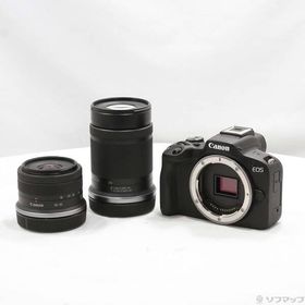 〔中古〕Canon(キヤノン) EOS R50 ダブルズームキット ブラック〔297-ud〕