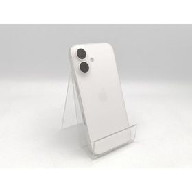 【中古】Apple 国内版 【SIMフリー】 iPhone 16 256GB ホワイト MYDX3J/A【ECセンター】保証期間１ヶ月【ランクB】