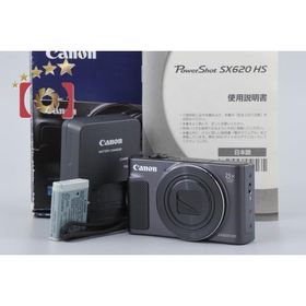 【中古】Canon キヤノン PowerShot SX620 HS ブラック コンパクトデジタルカメラ 元箱付き