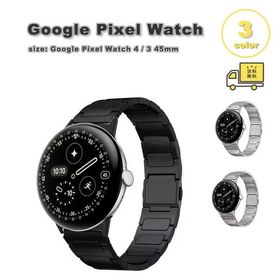 グーグル ピクセル ウォッチ メタル チタン ビジネス 高級感 おしゃれ バンド 全3色 Google Pixel Watch 4 / 3 45mm 替えベルト スマートウォッチ 送料無料