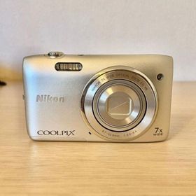 Nikon COOLPIX S3500 シルバー 良品 動作確認済み 1ヶ月保証付 高画質 コンパクト