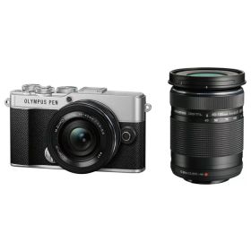 OLYMPUS PEN E-P7 EZダブルズームキット シルバー オリンパス ミラーレス一眼カメラ【即納・送料無料】