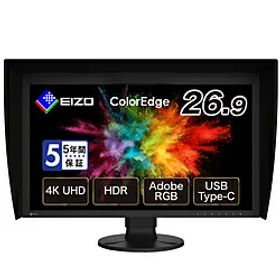 EIZO(エイゾー) USB-C接続 PCモニター ColorEdge CGシリーズ CG2700X-BK ［26.9型］ CG2700XBK