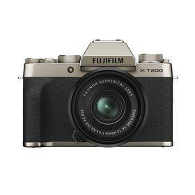 中古 １年保証 新品級 FUJIFILM X-T200 レンズキット シャンパンゴールド