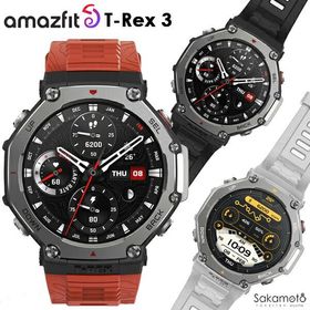 Amazfit T-Rex 3 アマズフィット ティーレックス3 スマートウォッチ Bluetooth 着信通知 健康モニタリング iPhone / Android 対応 SP170069