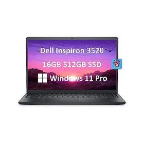 Dell Inspiron 15 3000 3520 15.6" FHD Touchscreen (Intel 4-Core i5-1135G7, 16GB RAM, 512GB PCIe SSD, UHD Graphics) Business Laptop, WVA Anti-Glare, Num