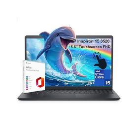 Dell Inspiron 15 3520 3000 15.6" Touchscreen FHD Business Laptop Computer, Intel 10-Core i5-1235U (Beat i7-1195G7), 16GB DDR4 RAM, 1TB PCIe SSD, WiFi,