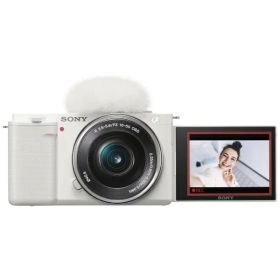 SONY｜ソニー VLOGCAM ZV-E10L パワーズームレンズキット ミラーレス一眼カメラ ホワイト [ズームレンズ]