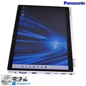 爆買 LTE 2-in-1 12.0型 WQXGA+ Panasonic Let's note QV9 Core i5 10310U Wi-Fi6 顔認証 m.2SSD256G メモリ8G Windows11