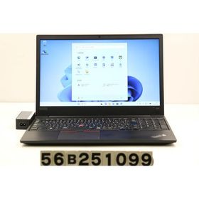 ノートパソコン Lenovo ThinkPad E590 Core i5 8265U 1.6GHz/8GB/256GB(SSD)/15.6W/FWXGA(1366x768)/Win11 外装ヒビあり