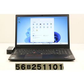 ノートパソコン Lenovo ThinkPad E590 Core i5 8265U 1.6GHz/8GB/256GB(SSD)/15.6W/FWXGA(1366x768)/Win11 パームヒビあり