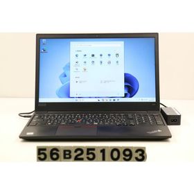 ノートパソコン Lenovo ThinkPad E590 Core i5 8265U 1.6GHz/8GB/256GB(SSD)/15.6W/FWXGA(1366x768)/Win11 画面シミあり