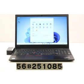 ノートパソコン Lenovo ThinkPad E590 Core i5 8265U 1.6GHz/8GB/256GB(SSD)/15.6W/FWXGA(1366x768)/Win11 パームヒビあり