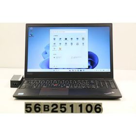 ノートパソコン Lenovo ThinkPad E590 Core i5 8265U 1.6GHz/8GB/256GB(SSD)/15.6W/FWXGA(1366x768)/Win11 キー文字消えあり