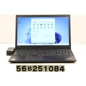 ノートパソコン Lenovo ThinkPad E590 Core i5 8265U 1.6GHz/8GB/256GB(SSD)/15.6W/FWXGA(1366x768)/Win11 キー文字消えあり