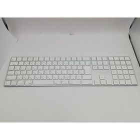 【中古】Apple Magic Keyboard（2017/テンキー付き/A1843） - 日本語（JIS） シルバー MQ052J/A【川崎駅前】保証期間１週間