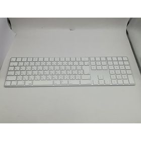 【中古】Apple Magic Keyboard（2017/テンキー付き/A1843） - 日本語（JIS） シルバー MQ052J/A【川崎駅前】保証期間１週間