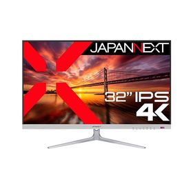 JAPANNEXT JN-IPS321UHD 液晶ディスプレイ 32型/ 3840×2160/ DP×2、HDMI×2/ ブラック/ スピーカー有/ 2年保証
