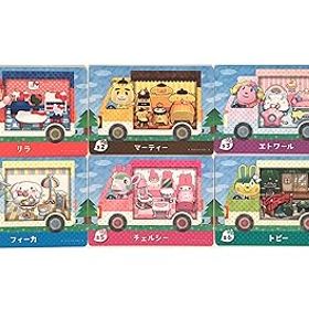 【中古】(非常に良い)任天堂 とびだせ どうぶつの森 amiibo+ amiiboカード サンリオキャラクターズコラボ 全6種セット