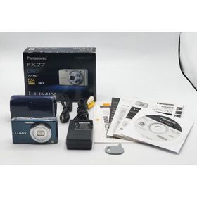 【 中古 】パナソニック デジタルカメラ LUMIX FX77 スエードブルー DMC-FX77-A