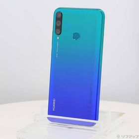 〔中古〕HUAWEI(ファーウェイ) P40 lite E 64GB オーロラブルー ART-L29N SIMフリー〔269-ud〕