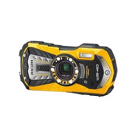 RICOH 防水デジタルカメラ RICOH WG-40 イエロー 防水14m耐ショック1.6m耐 (中古品)