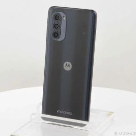 【中古】Motorola(モトローラ) moto g52j 5G 128GB インクブラック PATM0000JP SIMフリー 【377-ud】